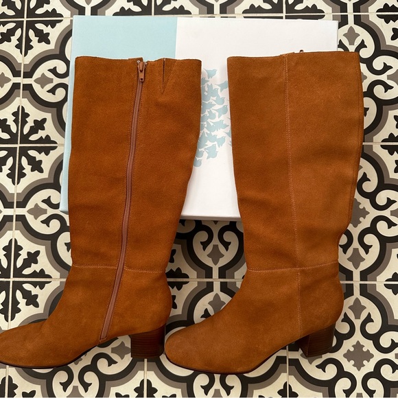 Farylrobin Suede Knee Boots from Anthropologie Size 9.5 👢 - Picture 4 of 8